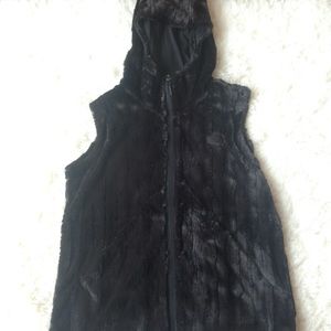 Faux fur vest